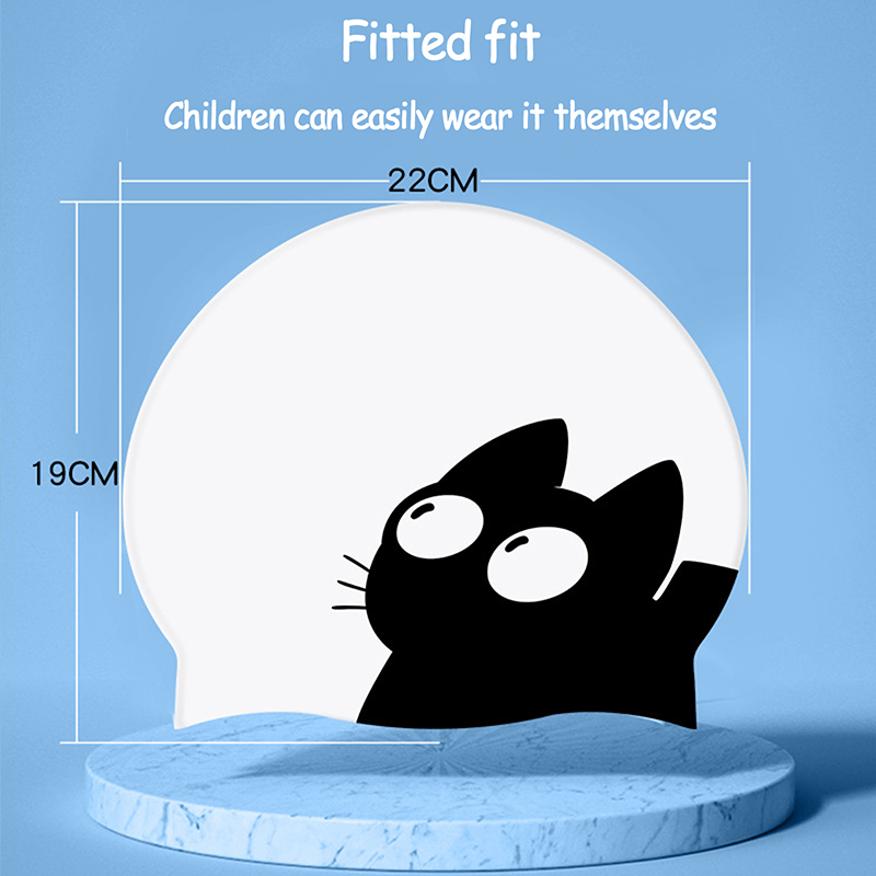Sevimli kedi yüzme kap uzun sa - Aquatic Sports Cap incelemesi ve fiyatı